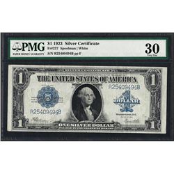 1923 $1 Silver Certificate Note Fr.237 PMG Very Fine 30