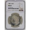 Image 1 : 1881-S $1 Morgan Silver Dollar Coin NGC MS65