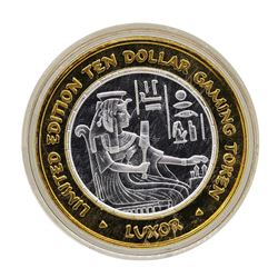.999 Silver Luxor Las Vegas, NV Casino $10 Casino Limited Edition Gaming Token