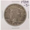 Image 1 : 1934-S $1 Peace Silver Dollar Coin