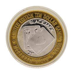 .999 Silver McCarran International Airport Las Vegas, NV $10 Limited Casino Toke