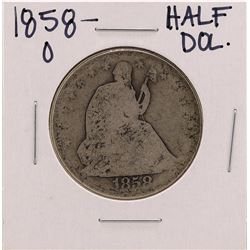 1858-O Liberty Seated Half Dollar Coin