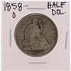Image 1 : 1858-O Liberty Seated Half Dollar Coin