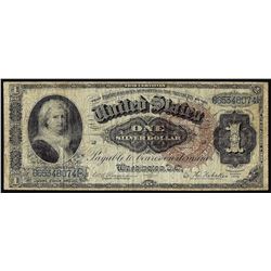 1886 $1 Martha Washington Silver Certificate Note