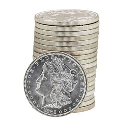 Roll of (20) 1881-O $1 Brilliant Uncirculated Morgan Silver Dollar Coins