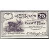Image 1 : 1862 Summit County Bank Twenty-Five Cents Obsolete Note
