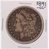 Image 1 : 1891-CC $1 Morgan Silver Dollar Coin