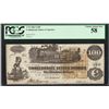 Image 1 : 1862 $100 Confederate States of America Note T-39 PCGS Choice About New 58