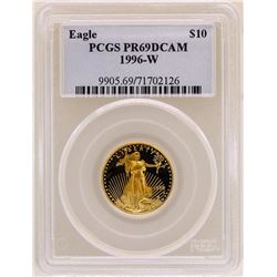 1996-W $10 American Gold Eagle Coin PCGS PR69DCAM