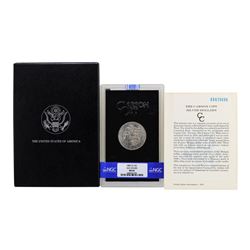 1883-CC $1 Morgan Silver Dollar Coin GSA NGC MS62 w/Box & COA