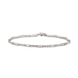 14KT White Gold 1.75 ctw Diamond Bracelet