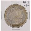 Image 1 : 1879-S $1 Morgan Silver Dollar Coin Amazing Toning