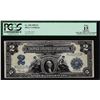 Image 1 : 1899 $2 Mini Porthole Silver Certificate Note Fr.258 PCGS Fine 15 Apparent