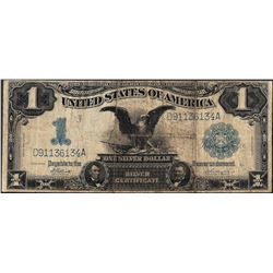 1899 $1 Black Eagle Silver Certificate Note