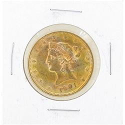 1901 $10 Liberty Head Eagle Gold Coin
