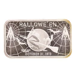 1973 Halloween Madison Mint 1 oz .999 Fine Silver Art Bar