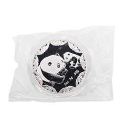 2012 Philadelphia World's Fair of Money 5 oz. Silver Panda Coin Original & Seale