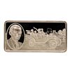 Image 1 : 500 Grain Sterling Silver Franklin Mint 100 Greatest Americans Ingot