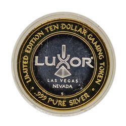 .999 Silver Luxor Las Vegas, NV Casino $10 Casino Limited Edition Gaming Token