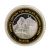 Image 2 : .999 Silver Luxor Las Vegas, NV Casino $10 Casino Limited Edition Gaming Token