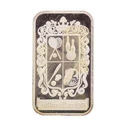 1974 Fathers Day Madison Mint 1 oz .999 Fine Silver Art Bar