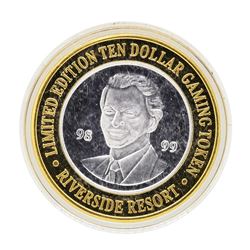 .999 Silver Riverside Resort Hotel & Casino $10 Casino Limited Edition Gaming To