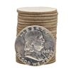 Image 1 : Roll of (20) Brilliant Uncirculated 1963-D Franklin Half Dollar Coins