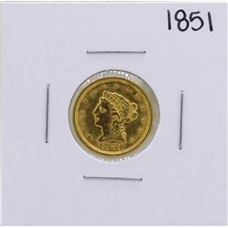 1851 $2 1/2 Liberty Head Quarter Eagle Gold Coin