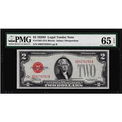 1928D $2 Legal Tender Note Fr.1505 PMG Gem Uncirculated 65EPQ