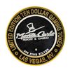 Image 1 : .999 Silver Monte Carlo Las Vegas, Nevada $10 Casino Limited Edition Gaming Toke