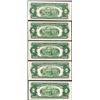 Image 2 : Lot of (5) 1953A $2 Legal Tender Notes
