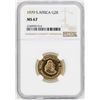 Image 1 : 1979 South Africa 2 Krugerrand Gold Coin NGC MS67
