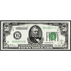 1928A $50 Federal Reserve Note