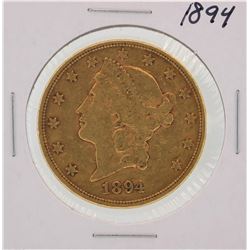 1894 $20 Liberty Head Double Eagle Gold Coin
