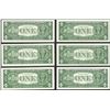 Image 2 : Lot of (6) 1957 $1 Silver Certificate Notes