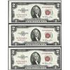 Image 1 : Lot of (3) Consecutive 1953 $2 Legal Tender Notes