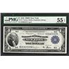 Image 1 : 1918 $1 Federal Reserve Bank Note New York Fr.712 PMG About Uncirculated 55EPQ