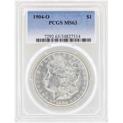 1904-O $1 Morgan Silver Dollar Coin PCGS MS63