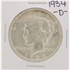 Image 1 : 1934-D $1 Peace Silver Dollar Coin