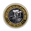 Image 2 : .999 Silver The Mirage Las Vegas, Nevada $10 Casino Limited Edition Gaming Token
