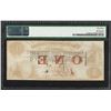 Image 2 : 1857-58 $1 Dubuque Central Improvement Co. Obsolete Note PMG About Uncirculated