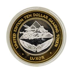 .999 Silver Luxor Las Vegas, NV Casino $10 Casino Limited Edition Gaming Token