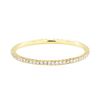 Image 1 : 18KT Yellow Gold 0.25 ctw Diamond Eternity Ring