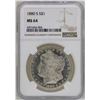 Image 1 : 1880-S $1 Morgan Silver Dollar Coin NGC MS64
