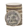Image 2 : Roll of (20) Brilliant Uncirculated 1963 Franklin Half Dollar Coins
