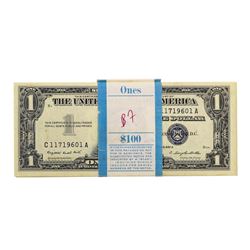 Pack of (100) Consecutive 1957A $1 Silver Certificate Notes