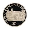 Image 1 : Casino Baden 30.5 gram .925 Sterling Silver Gaming Token