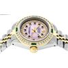 Image 3 : Rolex Ladies Two Tone 14K MOP Sapphire & Diamond Datejust Wristwatch
