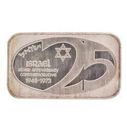 1973 Israel 1 oz .999 Fine Silver Art Bar