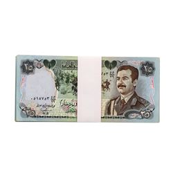 Lot of (25) Iraqi 25 Dinars Saddam Hussein Notes